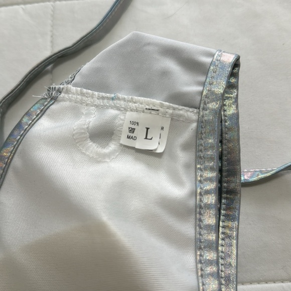 NWOT sequined rave top - Picture 4 of 5